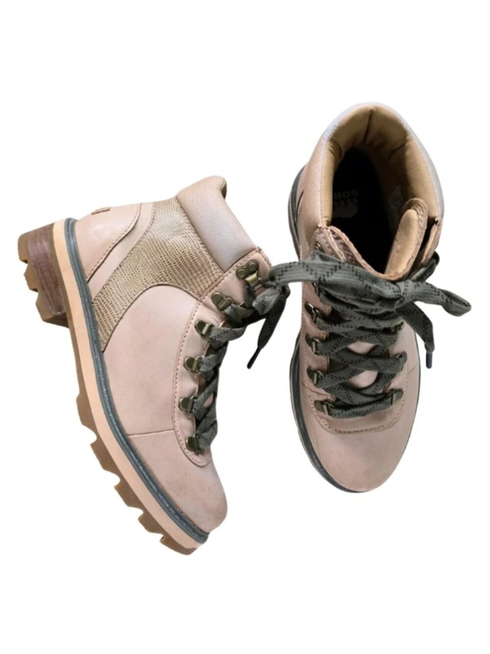 SOREL Lennox Hiker Waterproof Leather Boot Canoe Tan 8.5